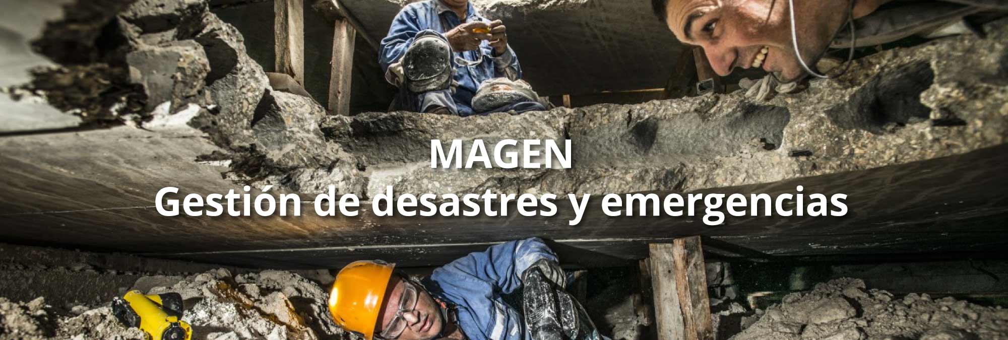 MAGEN – Gestión de desastres y emergencias